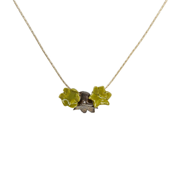 Three Flowers Necklace