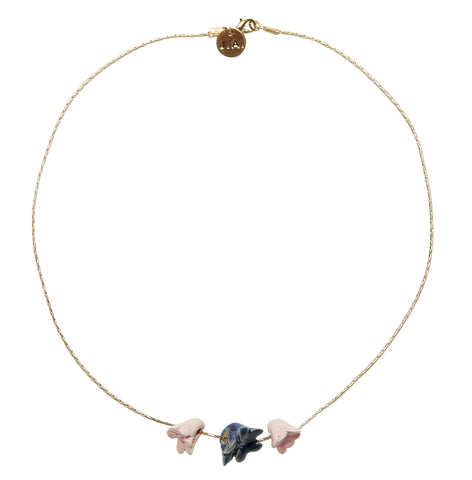 Three Flowers Necklace