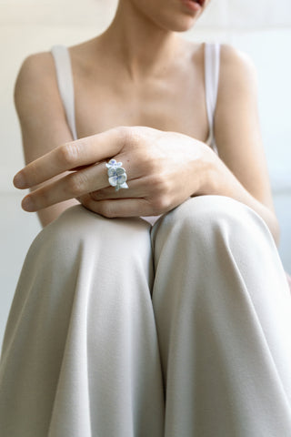 Three Flowers Ring