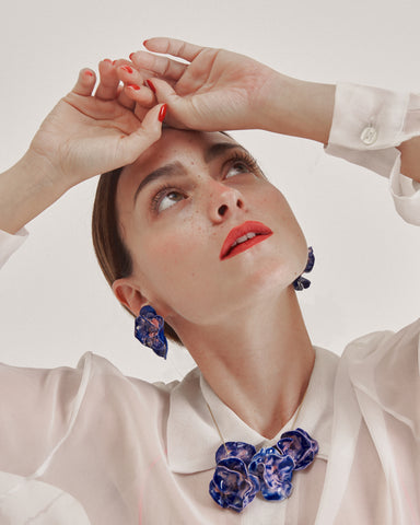 Petunias Necklace