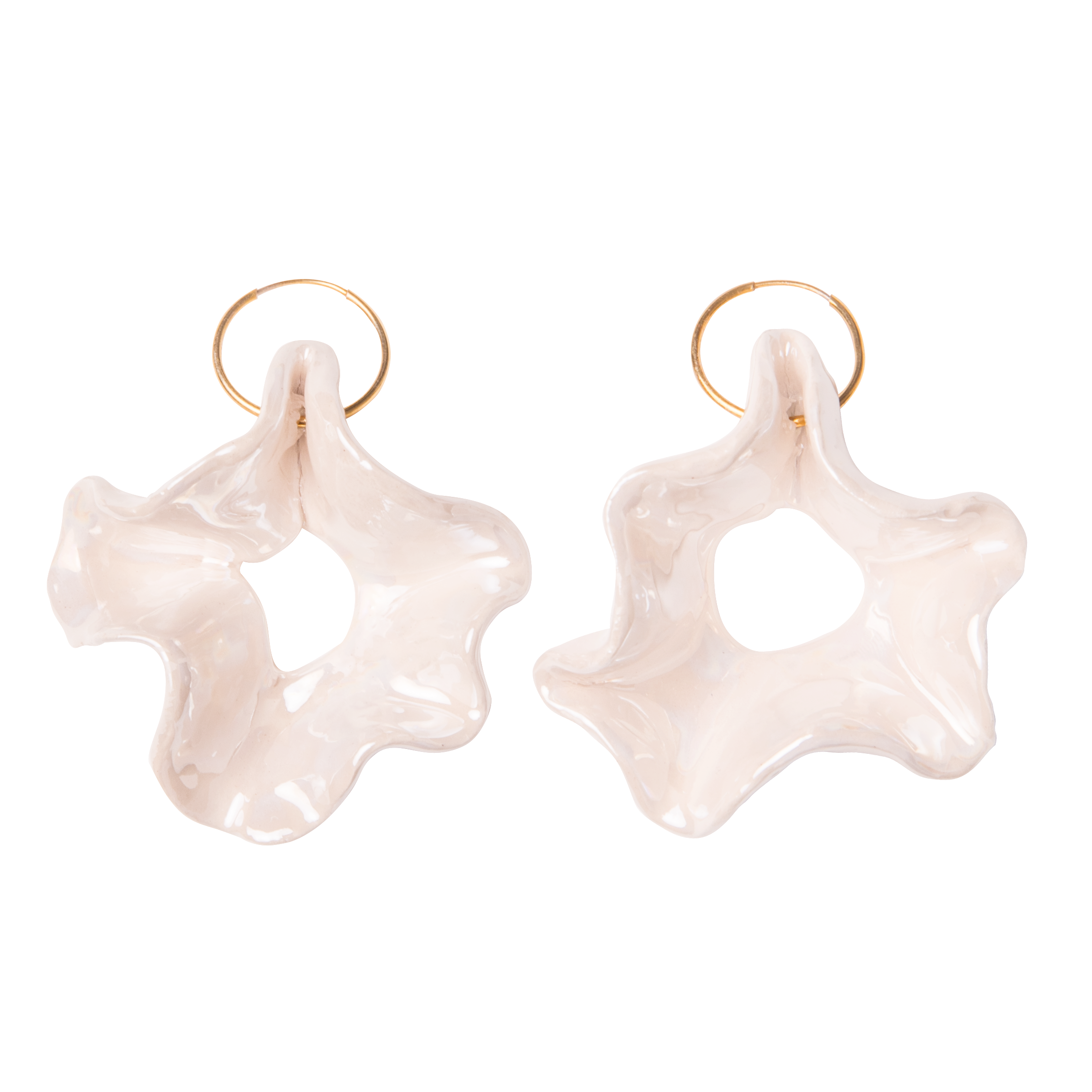 Molluscum earrings